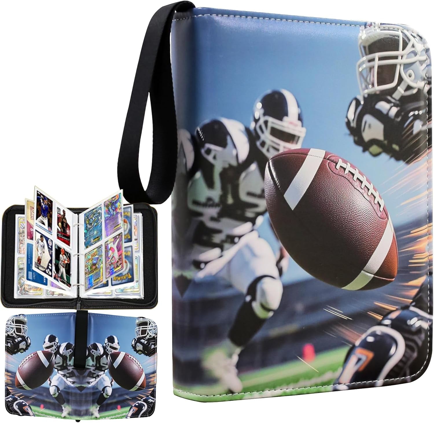 nfl card binder Hobbymaster Football Card Collector Album Binder main image 0