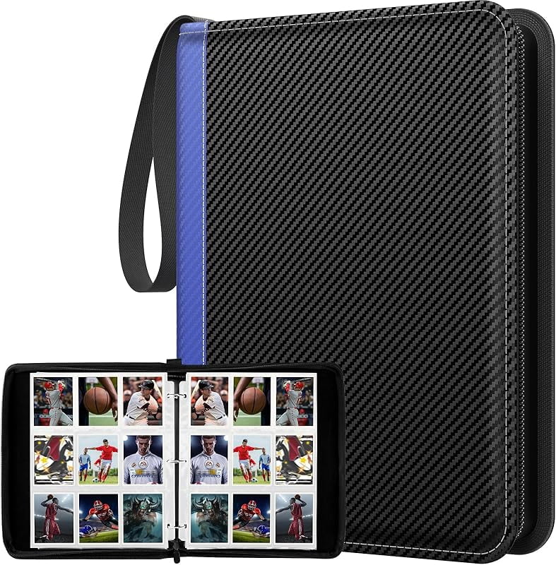 Card Binder 9 Pocket, Trading Card Binder With Card Display Design, 720