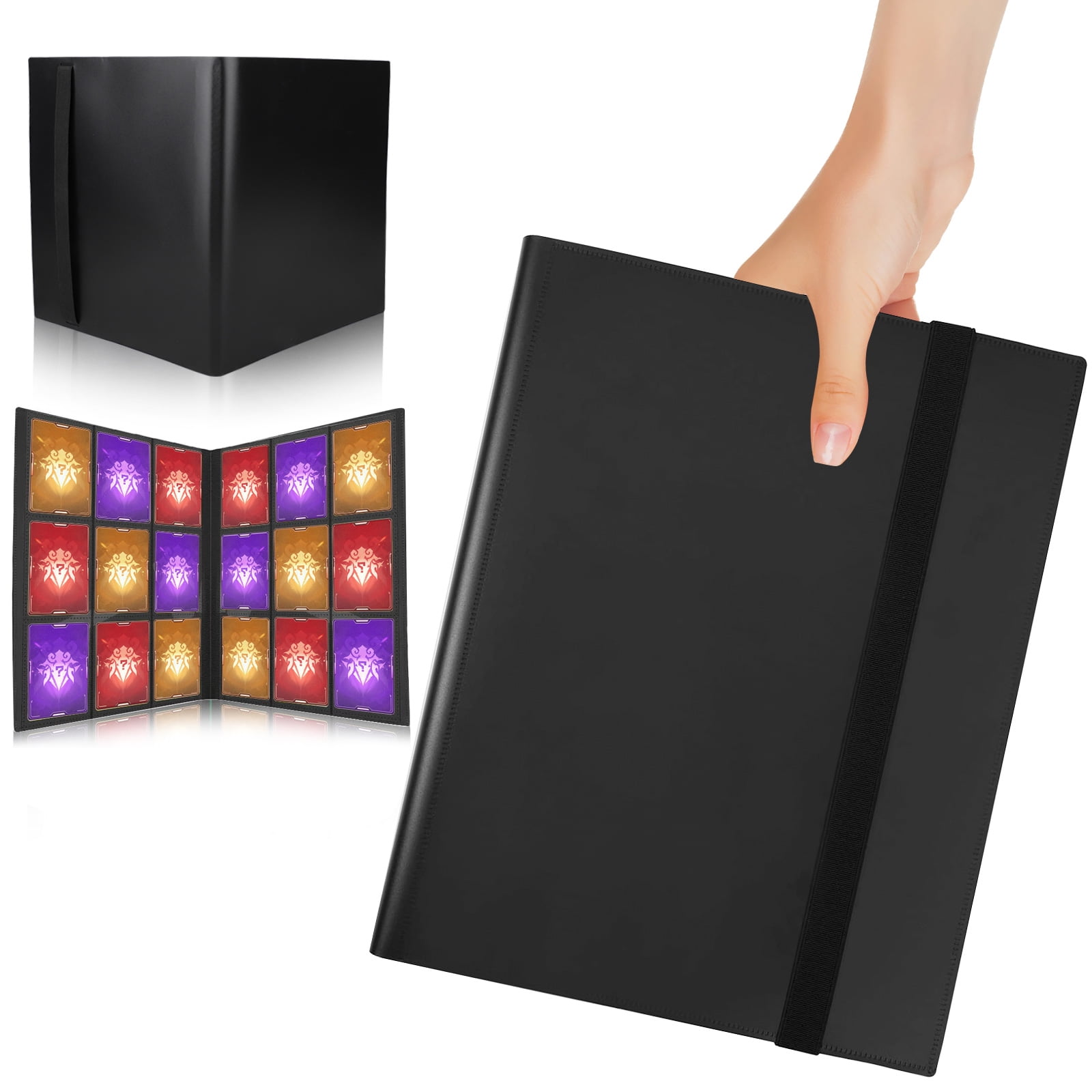 100 card display case HESPLUS 900 Pockets Trading Card Album Folder Baseball Card Binder wit –  Toytooth