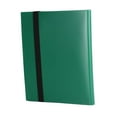 thumbnail image 1 of Trading Card Carrying Binder Card Collection Binder for 160 Cards Band Closure Single Pocket 9.8x7.2cm for Sports Cards Card Storage Case Card Books green, 1 of 8