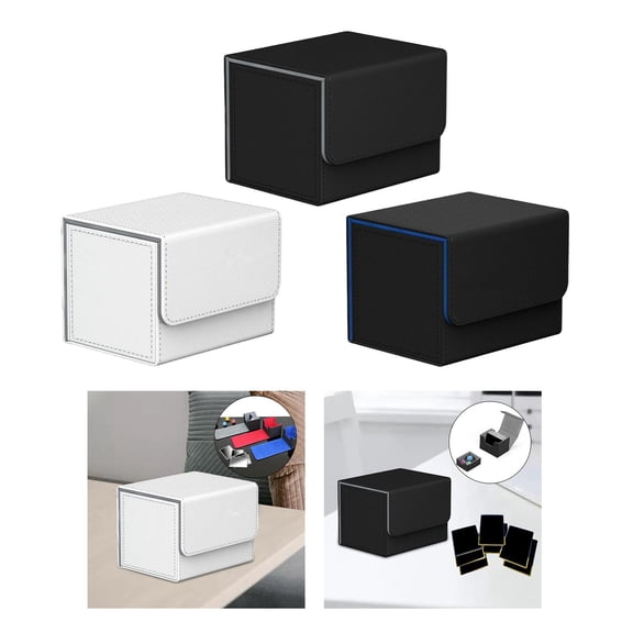 Trading Card Deck Case,Trading Card Deck Box Holder Large Card Dividers,Card Deck Case Carrying Organizer Storage Holder,Collectible Game card Protectors Container,Premium Baseball Card Display