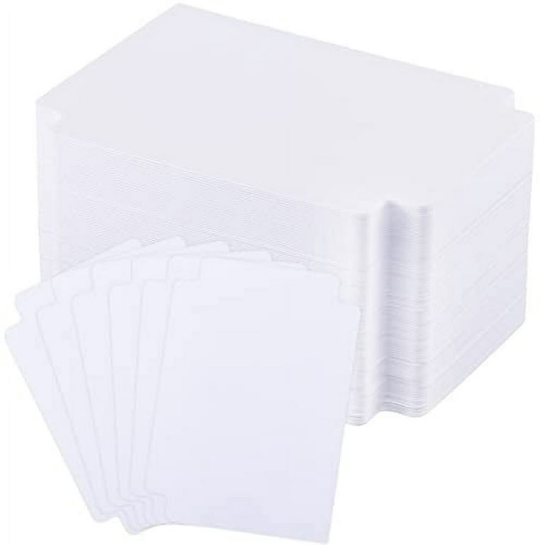 Trading Card Divider Cards Card Sorting Tray Plastic Divider Cards Playing  Card Seperator Trading Card Organizer Trading Card Pages for Games Sports  Supplies, 69 x 97 mm(50) 