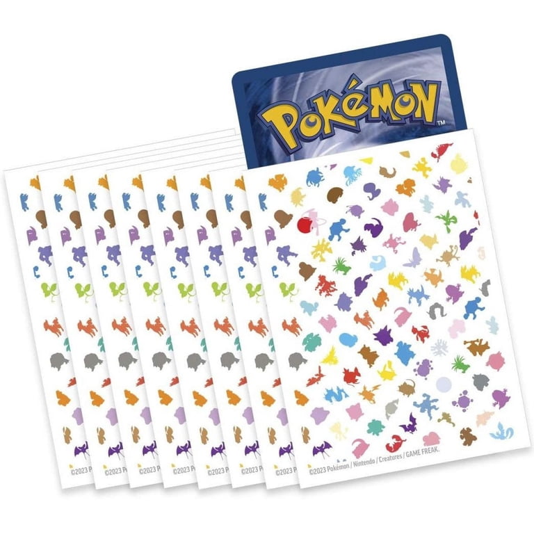 pokemon card sleeves walmart for Cards with Designs Bulk Bundle : Toys & Games Made for standard size cards Acid free and non PVC Pokemon TCG: Perfect Order Elite