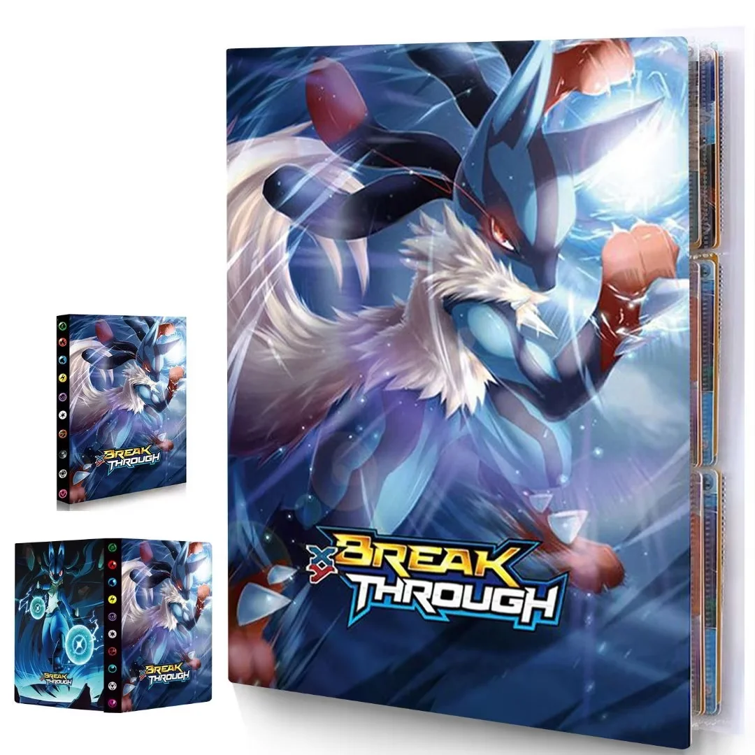 Trading Card Holder Card Album Binder, Protection Folder Book Collectible Card Album, 4Pocket