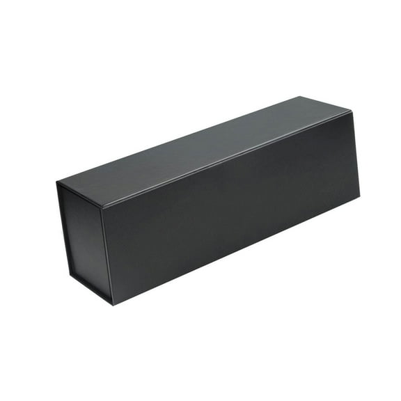 Trading Card Storage Box for Sleeved or Unsleeved Cards Black Cardstock Sports Cards Holder with Magnet Lid