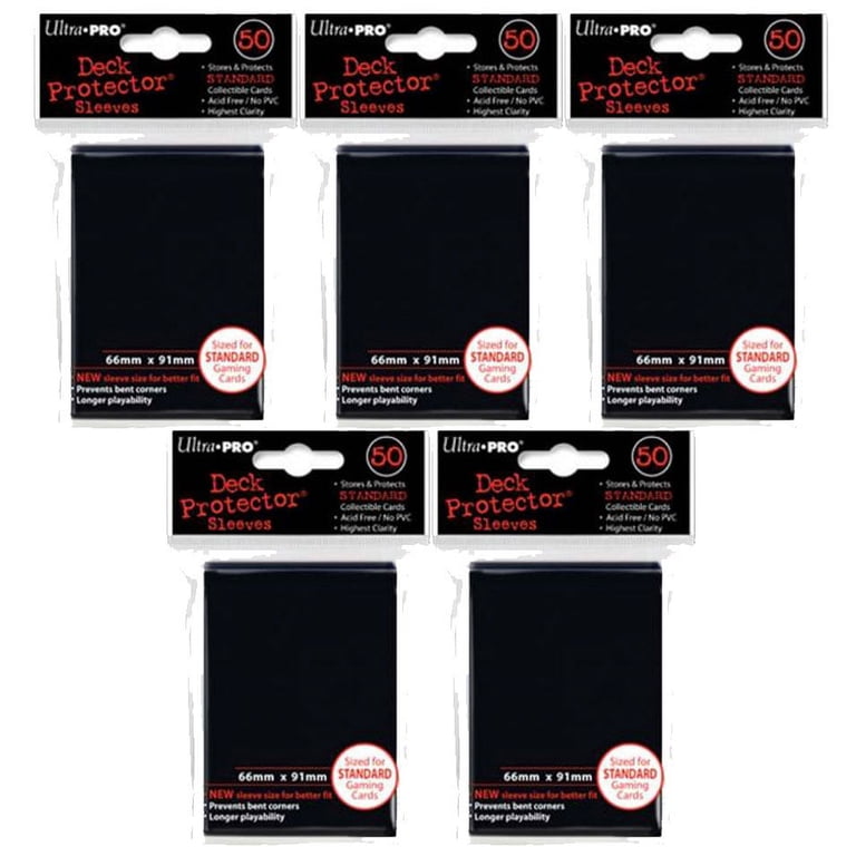 ultra pro card sleeves black Vault X: Exact Fit Card Sleeves