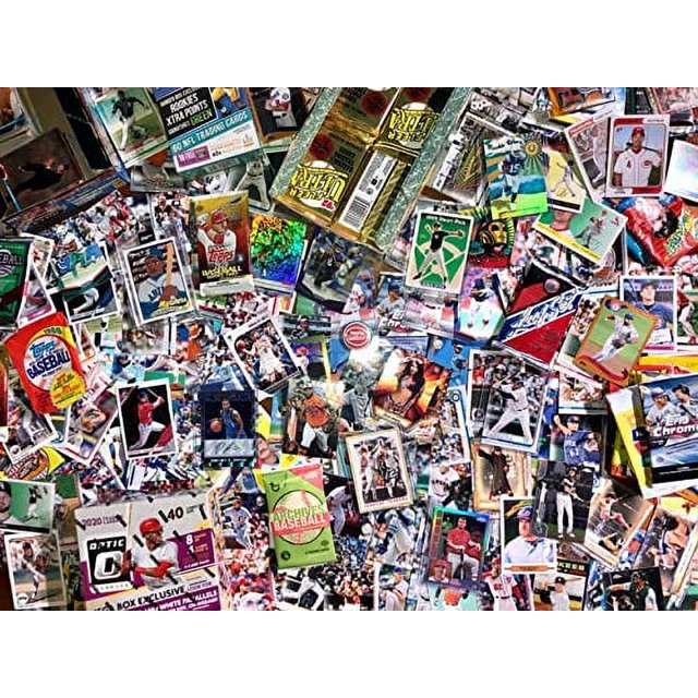 Trading Cards Pack 100 Baseball Sports Cards 2 Official Autographed