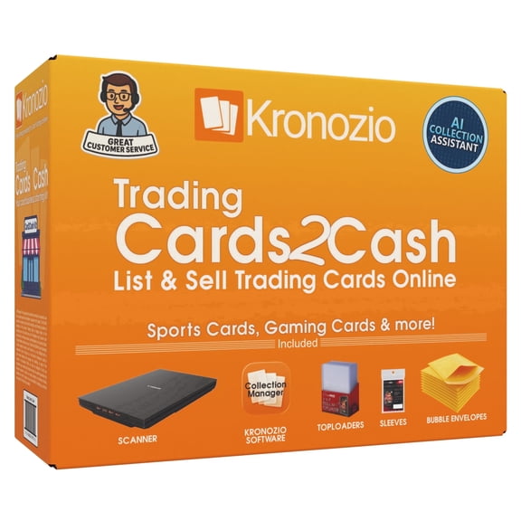 Trading Cards 2 Cash: AI Business in a Box – Kronozio Software for TCG and Sports Cards, Canon Scanner.