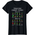 thumbnail image 1 of Trading Cheat Code Candlestick Pattern, Funny Stock Trader T-Shirt, 1 of 3