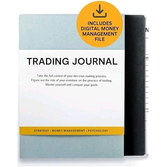 Trading Journal: Guided trading journal, trading log book & investment journal. 300 pages to track psychologic patterns, manage risk and improve trade ... with crypto, stocks and forex market$$Office
