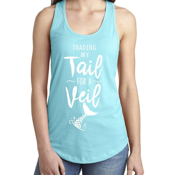 Trading My Tail For A Veil Racerback Tank