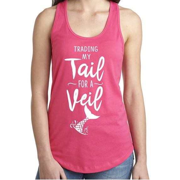 Trading My Tail For A Veil Racerback Tank