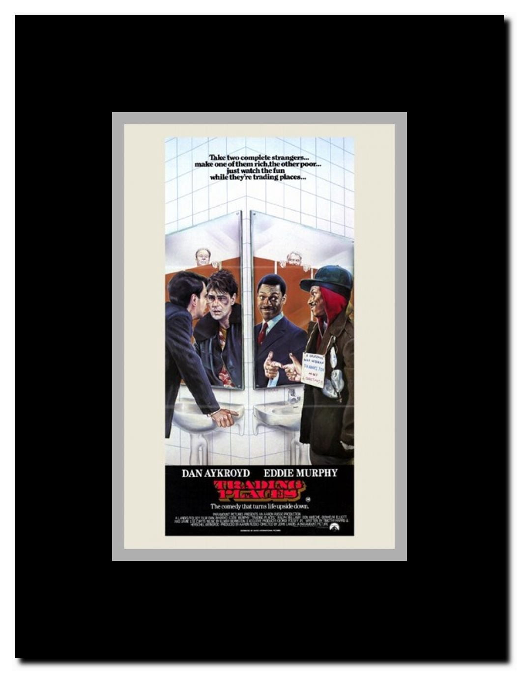 Trading Places Framed Movie Poster