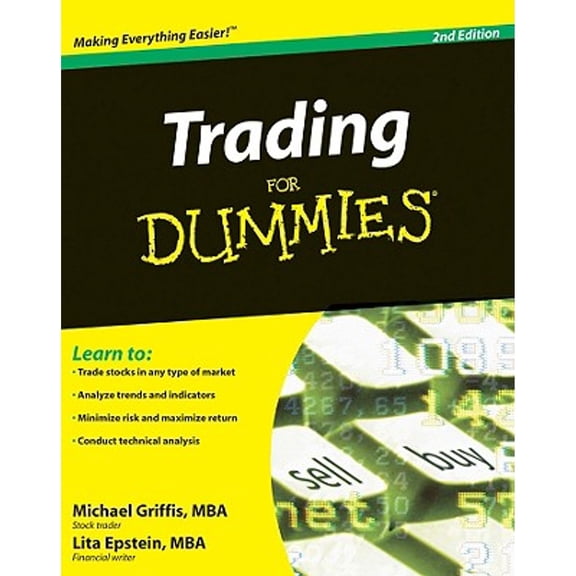 Pre-Owned Trading for Dummies (Paperback) by Michael Griffis, Lita Epstein