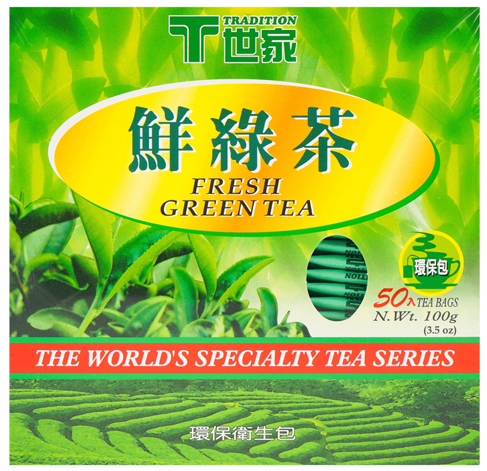 Tradition Fresh Green Tea 50 count