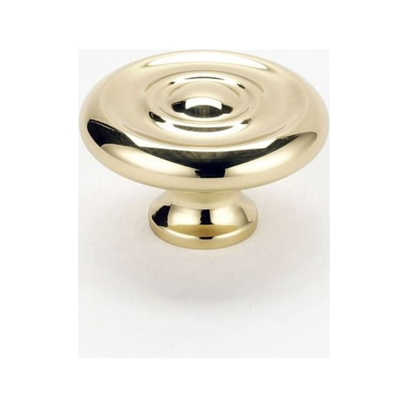 Alno A817-45-PB Cabinet Knob Polished Brass