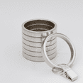 thumbnail image 1 of Better Homes & Gardens Plated Brushed Nickel Curtain Clip Rings (7 Pack), 1 of 9