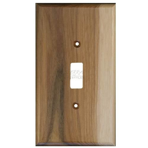 Traditional - 1 Toggle - Rustic Hickory (Single GFI)