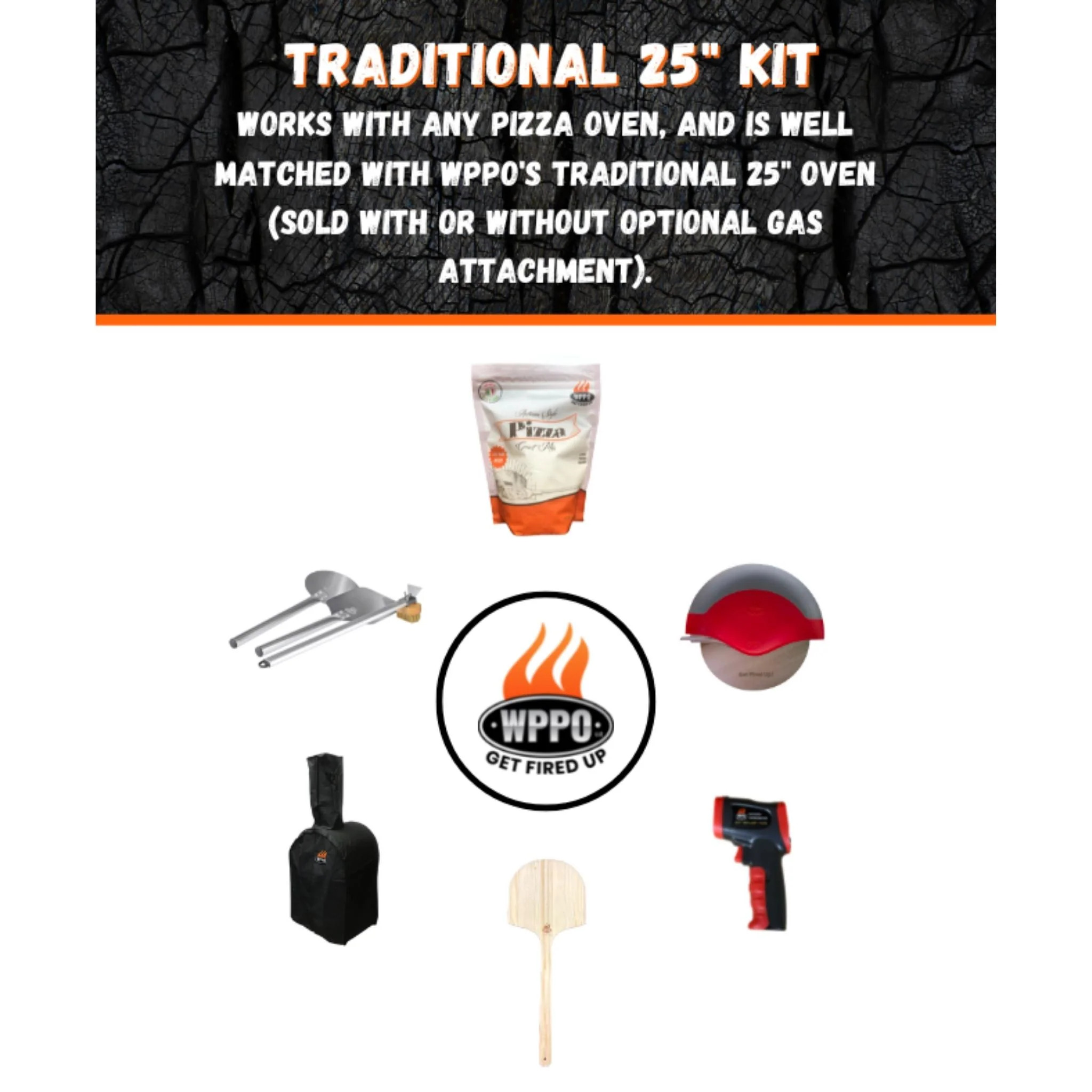 Traditional 25" Pizza Oven Kit - image 1 of 1
