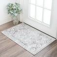thumbnail image 1 of Traditional 2x3 Area Rug (2' x 3') Oriental Gray Indoor Scatter Easy to Clean, 1 of 8