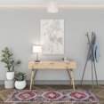 thumbnail image 1 of Traditional 2x8 Area Rug (2'3'' x 7'3'') Medallion Red, Pink Indoor Runner Easy to Clean, 1 of 8