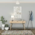 thumbnail image 1 of Traditional 2x8 Area Rug (2'3'' x 7'3'') Oriental Cream, Blue Indoor Runner Easy to Clean, 1 of 8