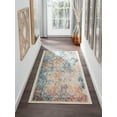 thumbnail image 1 of Traditional 2x8 Area Rug (2'7'' x 7'3'') Floral Multi-Color Indoor Runner Easy to Clean, 1 of 7