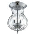 thumbnail image 1 of Traditional 3-Light Flushmount with Clear Textured Glass 13 inches Ceiling Mount Bailey Street Home 79-Bel-1862885, 1 of 3