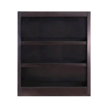 Concepts in Wood Book Shelf - Wood Bookcase Furniture 30 x 36" - Espresso