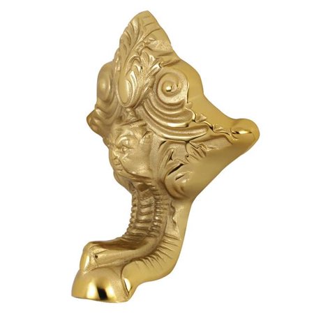 Traditional 4 Piece Cast Iron Tub Feet Set - Polished Brass