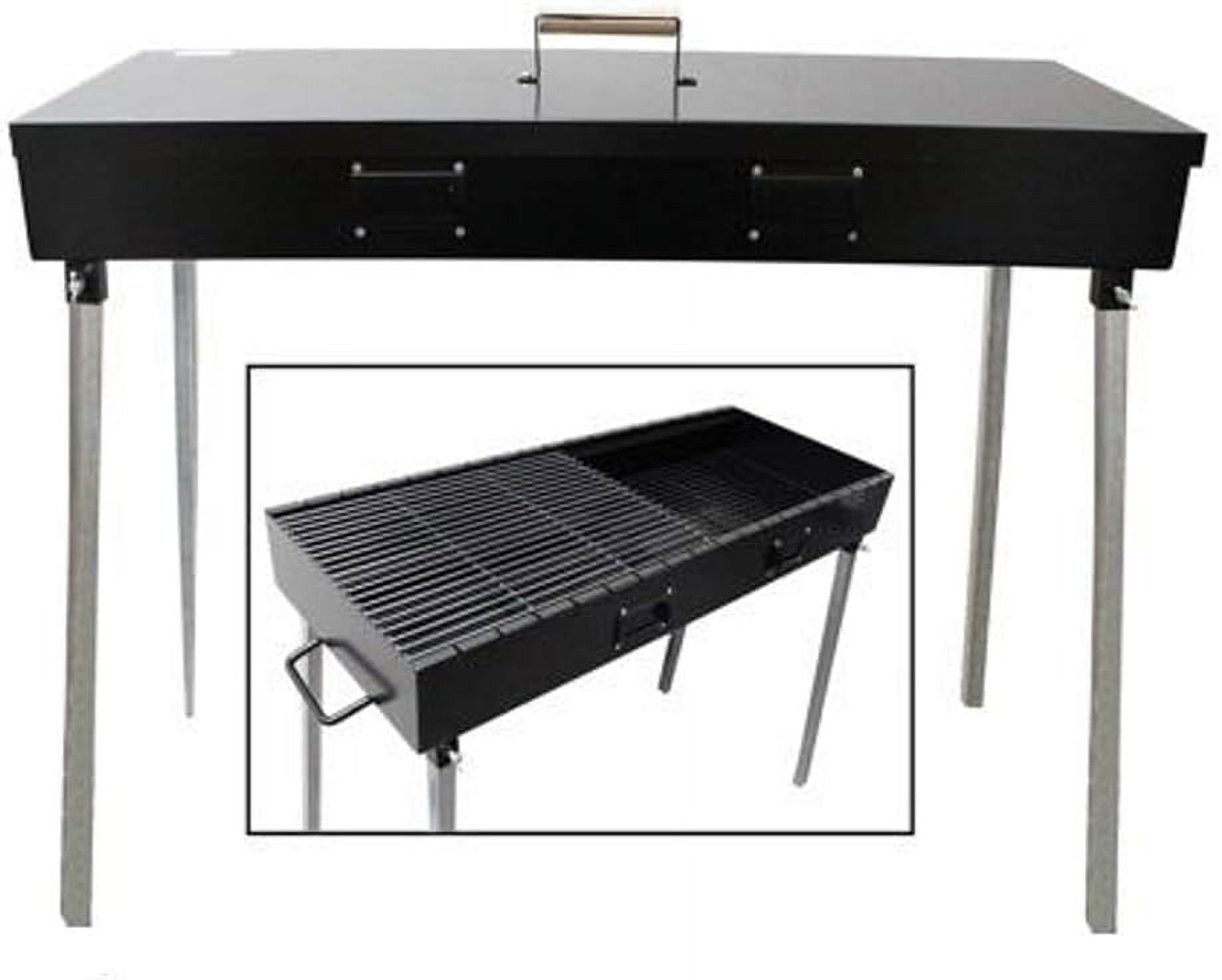Traditional 40" Cast Iron BBQ Charcoal Grill, Super Extra Large