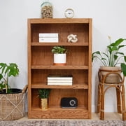 Concepts in Wood Book Shelf - Wood Bookcase Furniture 30 x 48 - Oak