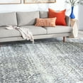 thumbnail image 1 of Traditional 4x6 Area Rug (3'11'' x 5'3'') Oriental Gray, Teal Indoor Rectangle Easy to Clean, 1 of 8