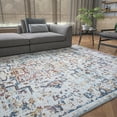 thumbnail image 1 of Traditional 4x6 Area Rug (4' x 5'3'') Oriental Gray, Cream Indoor Rectangle Easy to Clean, 1 of 7