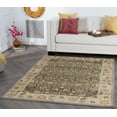 thumbnail image 1 of Traditional 5x7 Area Rug (5' x 7') Oriental Blue, Gold Living Room Easy to Clean, 1 of 9