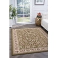 thumbnail image 1 of Traditional 5x7 Area Rug (5' x 7') Oriental Green, Gold Living Room Easy to Clean, 1 of 9