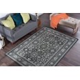 thumbnail image 1 of Traditional 5x8 Area Rug (5'3'' x 7'3'') Oriental Gray, Charcoal Living Room Easy to Clean, 1 of 9