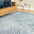 thumbnail image 1 of Bliss Rugs Vintage Area Rug, Floral Indoor Rugs for Living Room, Dining Room, Bedroom | Gray, 5' x 8' (5'3''x7'3''), 1 of 8