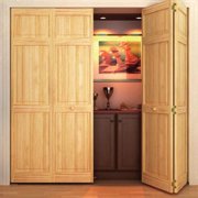 Kimberly Bay Traditional 6-Panel Solid Core Unfinished Wood Bi-Fold Door 80 in. x 34 in.