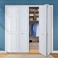 thumbnail image 1 of Kimberly Bay Traditional 6-Panel Solid Core White Wood Bi-Fold Door, 1 of 11