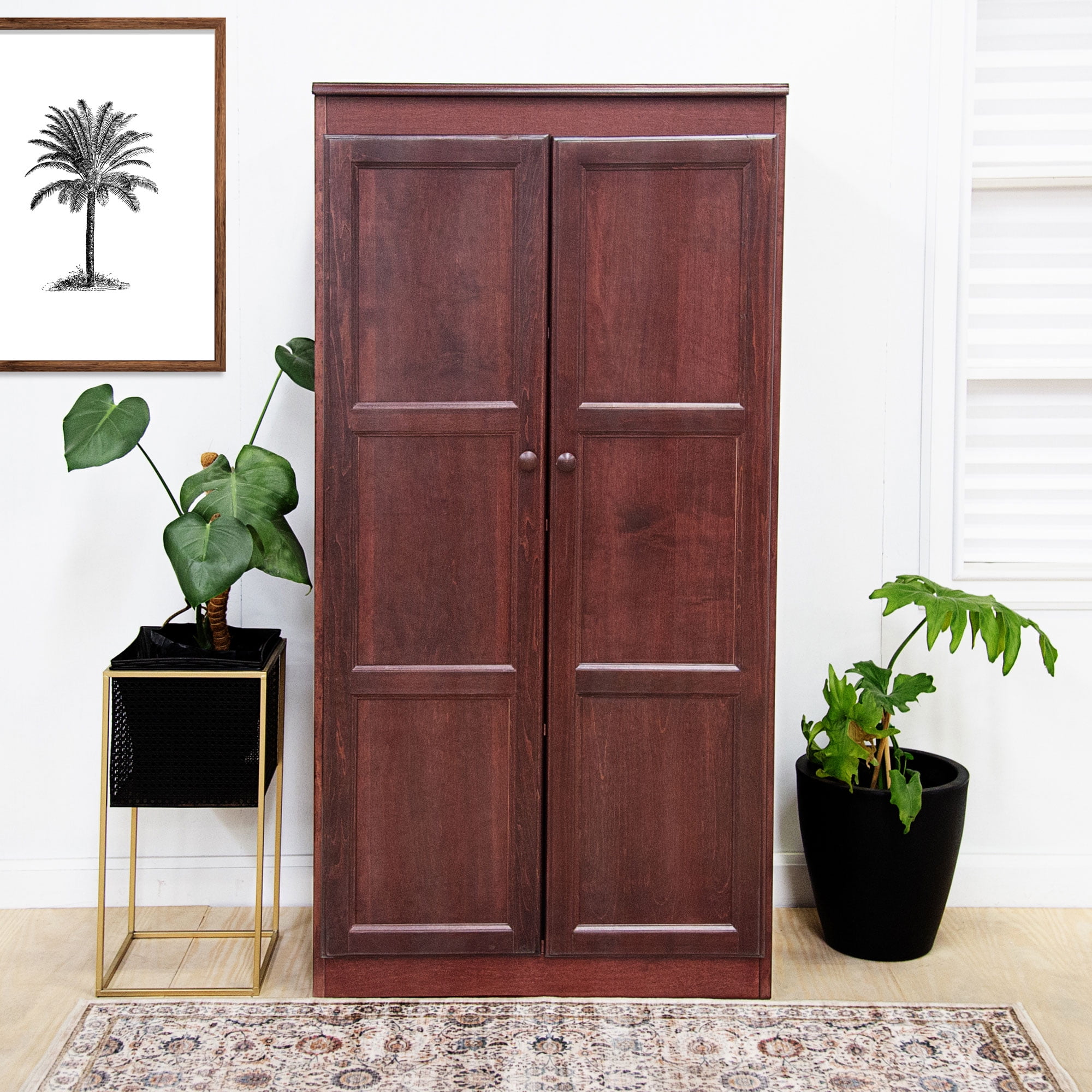Concepts in Wood Storage Cabinet -  Adjustable Shelves - 30 x 60 (Cherry)