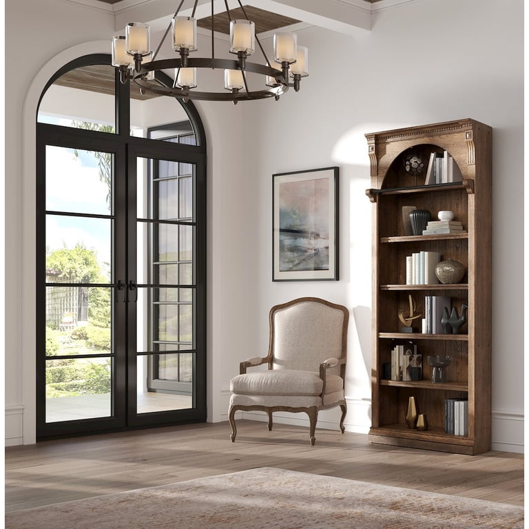 Stratton Traditional 8' Tall Wood Bookcase, Fully Assembled Office