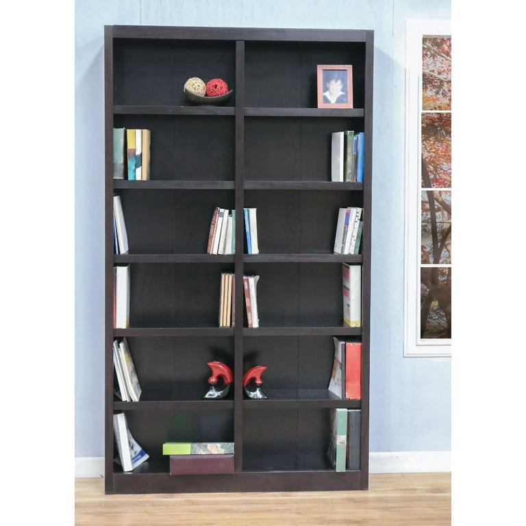 Espresso 2024 wood bookcase