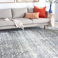 thumbnail image 1 of Traditional 8x10 Area Rug (7'10'' x 10'2'') Oriental Gray, Teal Living Room Easy to Clean, 1 of 8