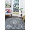 thumbnail image 1 of Traditional 9x12 Area Rug (9'3'' x 12'6'') Oriental Charcoal, Gray Living Room Easy to Clean, 1 of 11