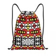 thumbnail image 1 of Traditional African Ankara Print Drawstring Backpack Bags Women Men Lightweight Gym Sports Sackpack Sacks for ing, 1 of 5