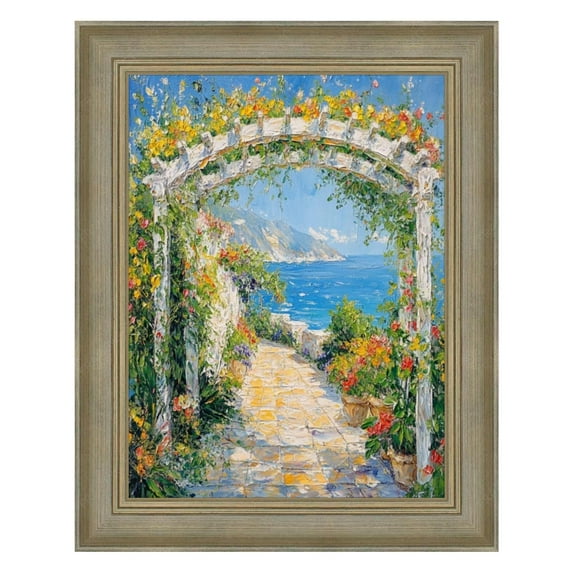 Traditional Aged Silver Scoop Picture Frame 30x40 frame