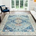 thumbnail image 1 of Traditional Area Rug, 8'x10' Foldable Medallion Carpet, Indoor Non-Slip Rug for Kitchen Living Room Bedroom Dining Room, 1 of 5