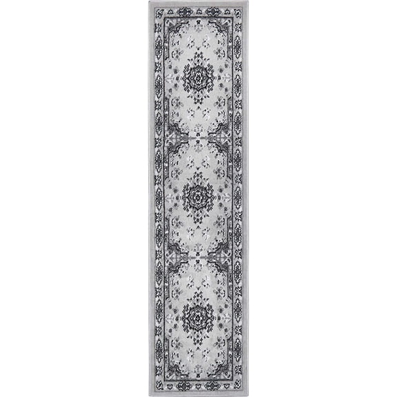 Traditional Area Rug Bordered Medallion Design Persian Oriental Rugs Carpet Runners