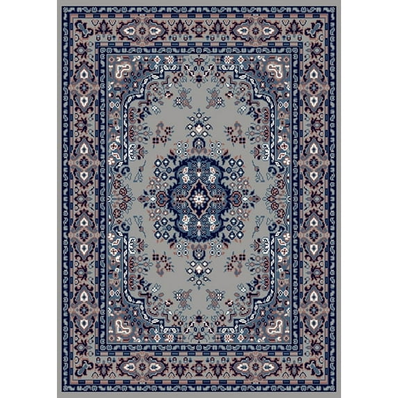 Traditional Area Rug Bordered Medallion Design Persian Oriental Rugs Carpet Runners